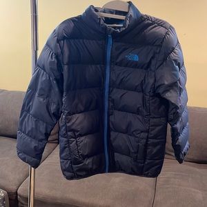 Boys North Face puffer jacket size L